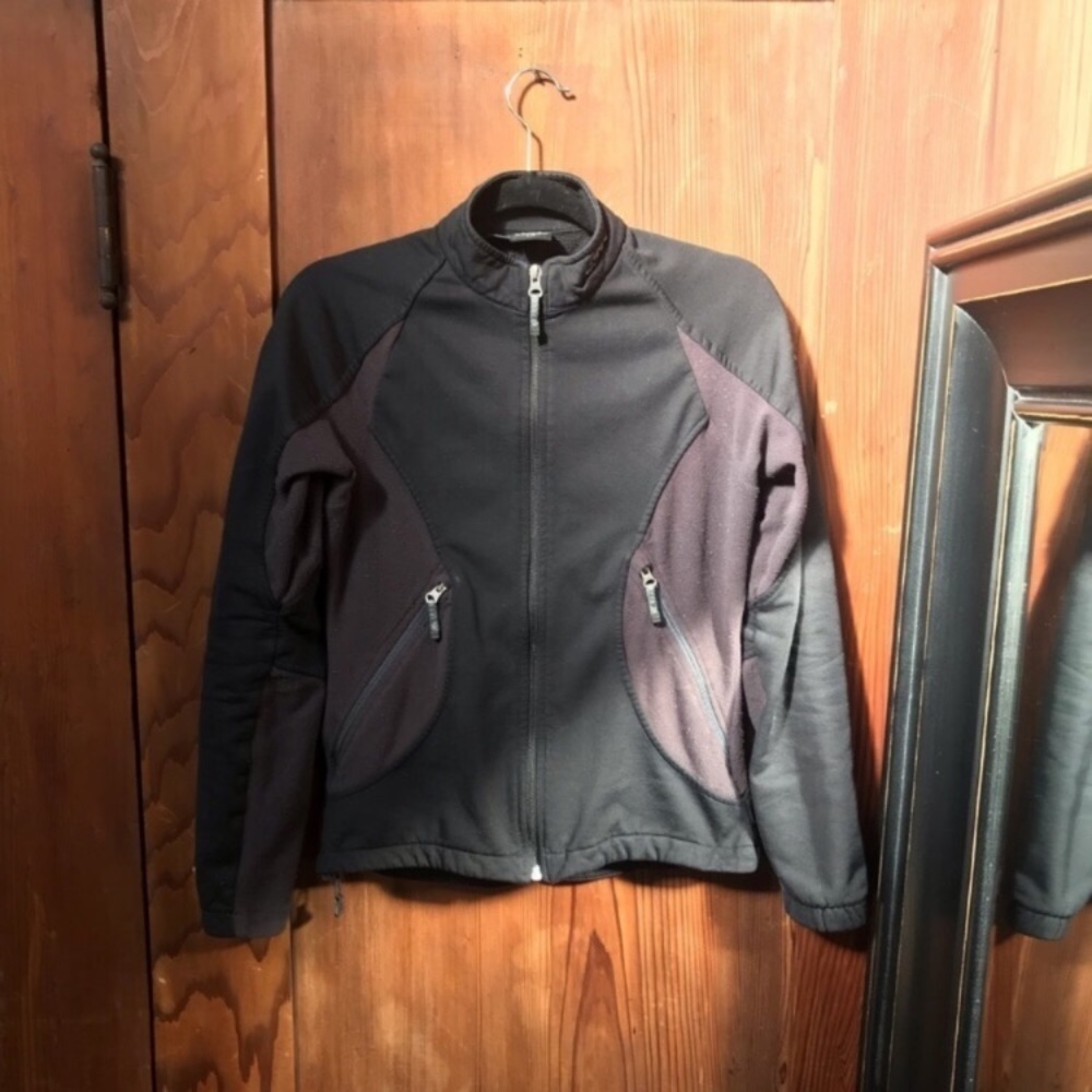 HELLY HANSEN Full Zip Jacket, Small, Black